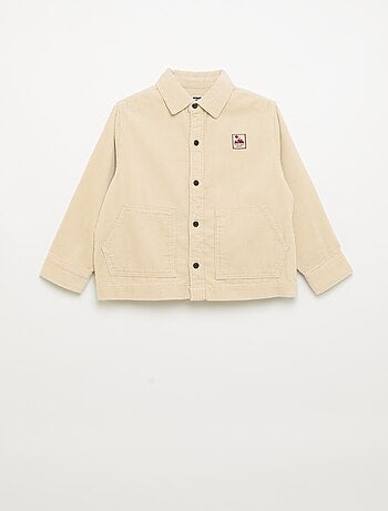 Sobrecamisa lisa de bombazine