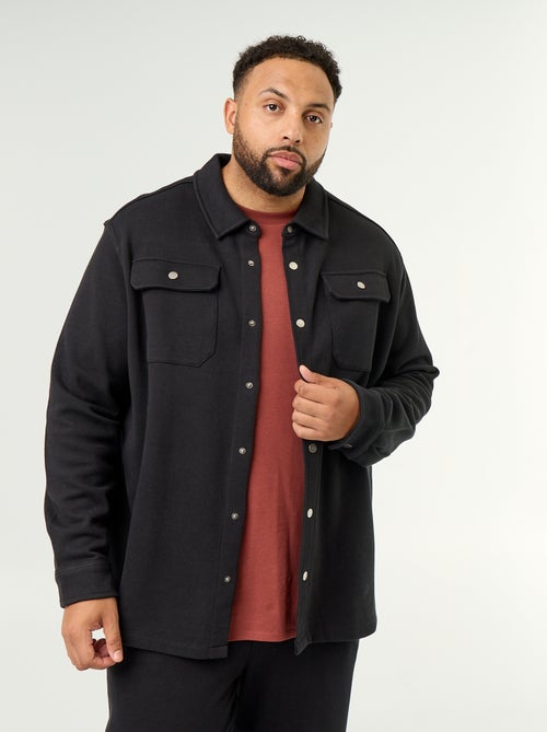 Sobrecamisa lisa em malha piqué - Kiabi Sobrecamisa lisa em malha piqué - Kiabi