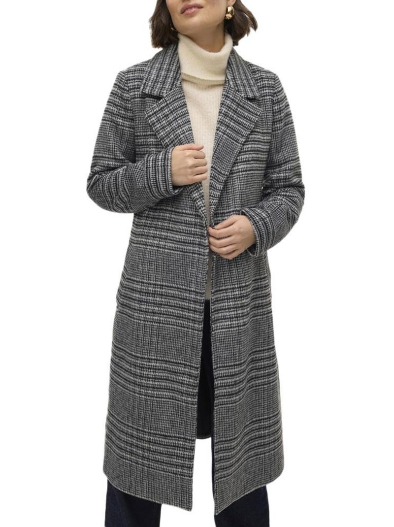 Sobretudo Cinzento Feminino Vero Moda Luck Cinza-prateado - Kiabi