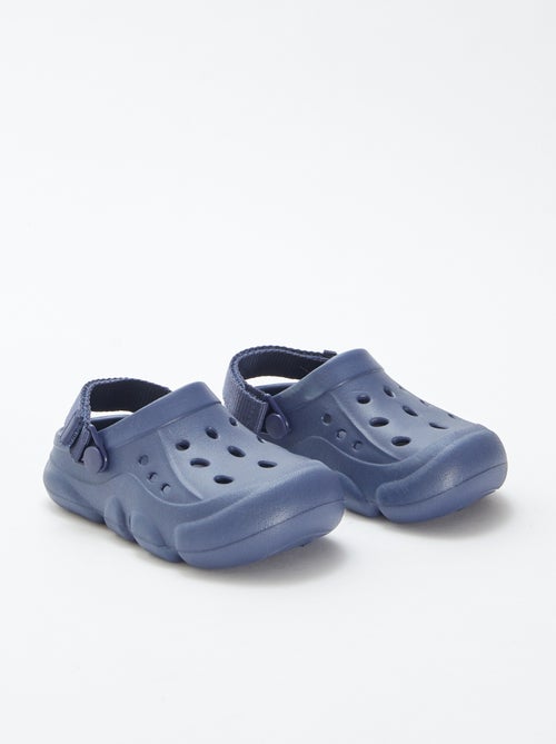 Socas de plástico moldado com tira de velcro - Kiabi