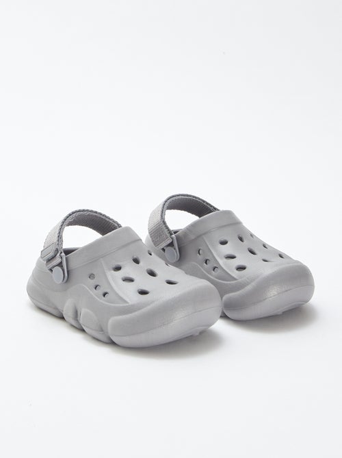 Socas de plástico moldado com tira de velcro - Kiabi
