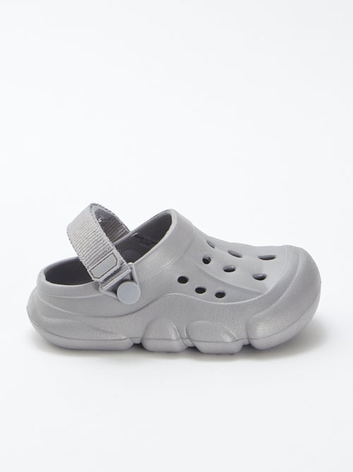 Socas de plástico moldado com tira de velcro - Kiabi