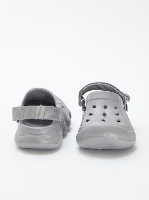 Socas de plástico moldado com tira de velcro - Kiabi