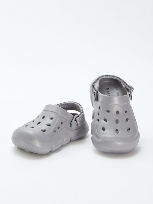 Socas de plástico moldado com tira de velcro - Kiabi