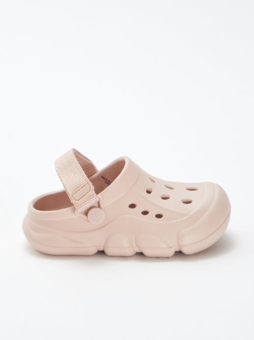 Socas de plástico moldado com tira de velcro - Kiabi