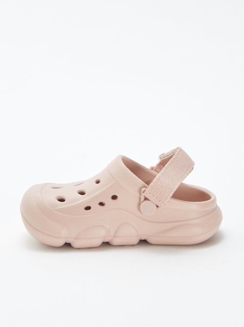 Socas de plástico moldado com tira de velcro - Kiabi