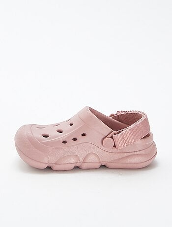 Socas de plástico moldado com tira de velcro