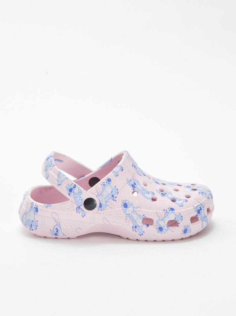 Socas de plástico moldado 'Stitch' 'Disney' ROSA - Kiabi