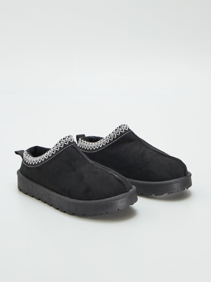 Socas forradas PRETO - Kiabi