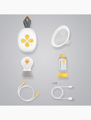 Solo™ - bomba de leite elétrica simples mãos-livres 24 mm - compacta, mãos-livres, ultraleve, design