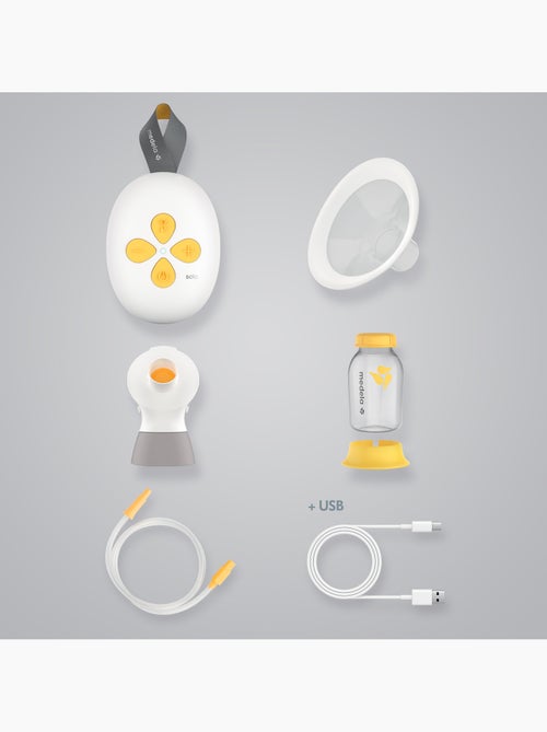 Solo™ - bomba de leite elétrica simples mãos-livres 24 mm - compacta, mãos-livres, ultraleve, design - Kiabi