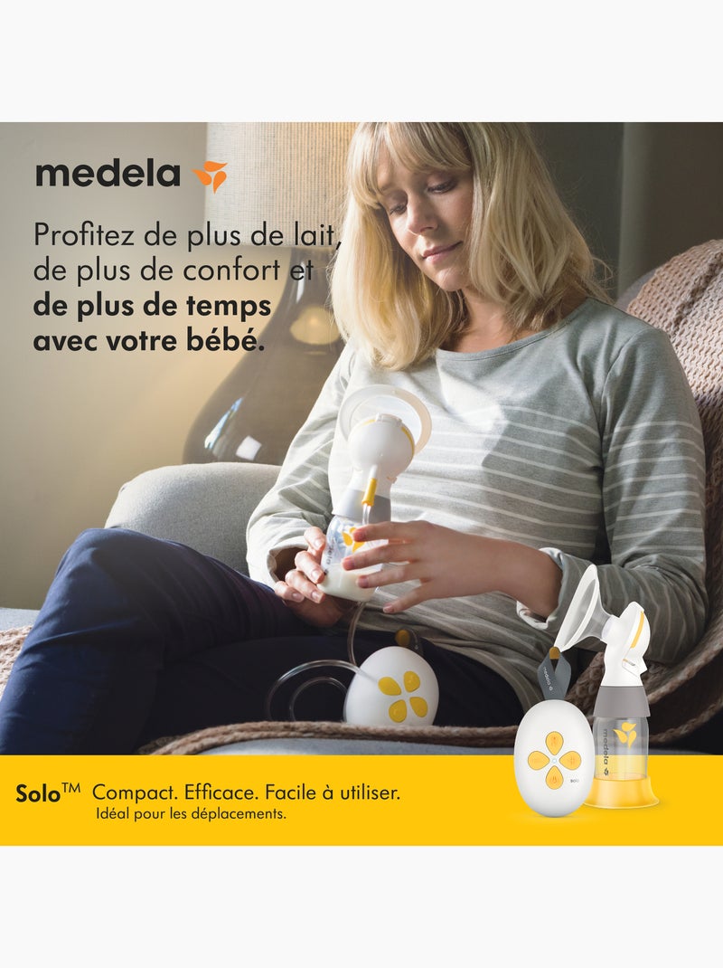 Solo™ - bomba de leite elétrica simples mãos-livres 24 mm - compacta, mãos-livres, ultraleve, design Transparente - Kiabi