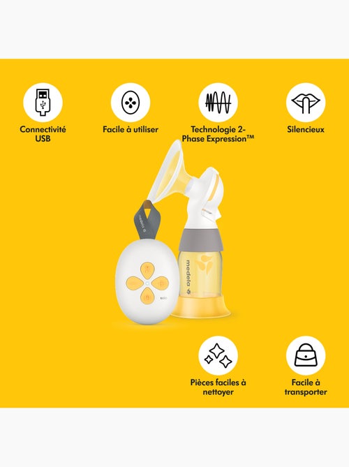 Solo™ - bomba de leite elétrica simples mãos-livres 24 mm - compacta, mãos-livres, ultraleve, design - Kiabi