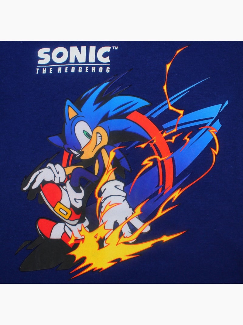 Sonic - Camiseta menino Azul-marinho - Kiabi