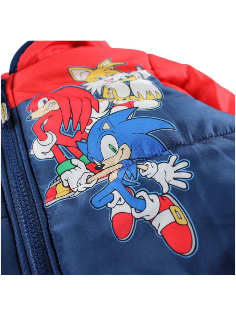 Sonic - Casaco acolchoado  menino Vermelho - Kiabi
