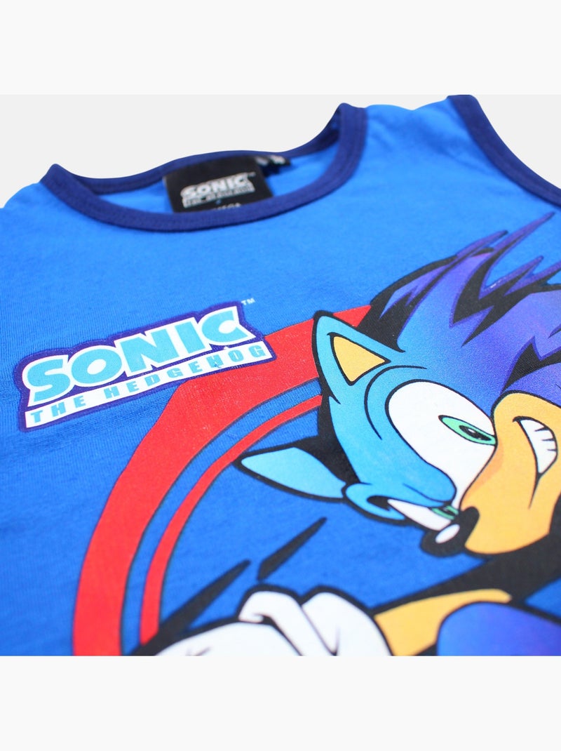 Sonic - Conjunto  menino Azul - Kiabi