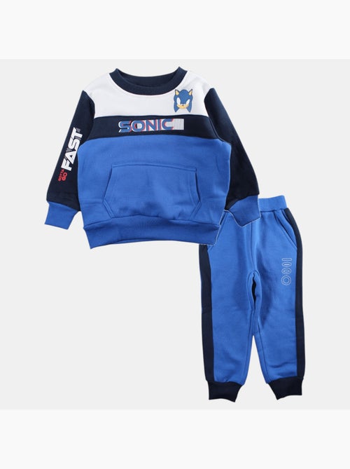 Sonic - Conjunto sweat e calças de jogging menino estampado - Kiabi Sonic - Conjunto sweat e calças de jogging menino estampado - Kiabi