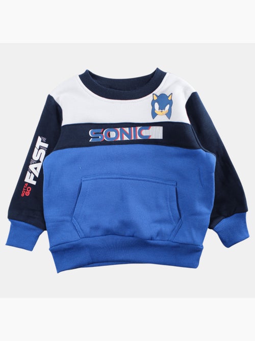 Sonic - Conjunto sweat e calças de jogging menino estampado - Kiabi Sonic - Conjunto sweat e calças de jogging menino estampado - Kiabi