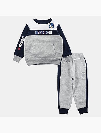 Sonic - Conjunto sweat e calças de jogging menino estampado