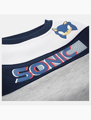 Sonic - Conjunto sweat e calças de jogging menino estampado