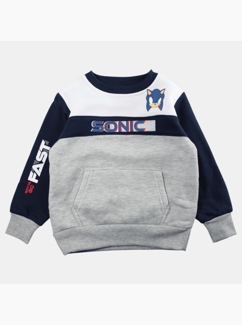 Sonic - Conjunto sweat e calças de jogging menino estampado - Kiabi