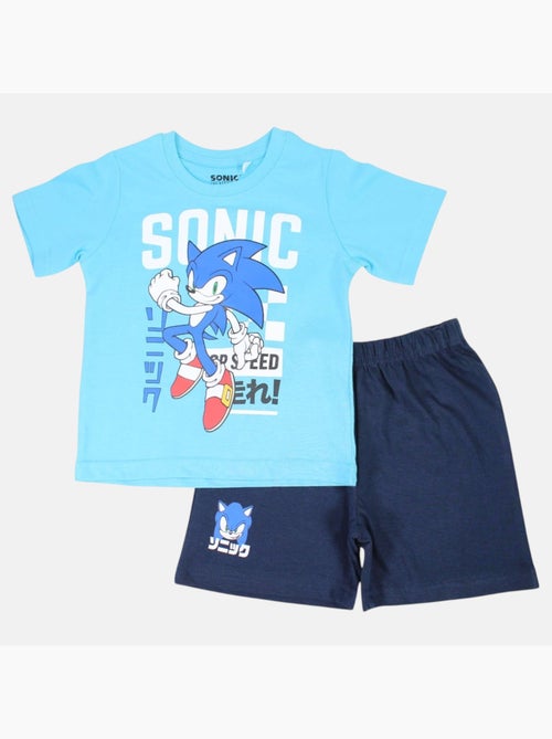 Sonic - Conjunto t-shirt e calção menino com padrão - Kiabi Sonic - Conjunto t-shirt e calção menino com padrão - Kiabi