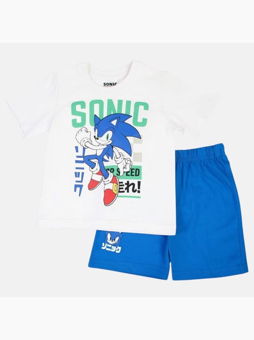 Sonic - Conjunto t-shirt e calção menino com padrão - Kiabi Sonic - Conjunto t-shirt e calção menino com padrão - Kiabi