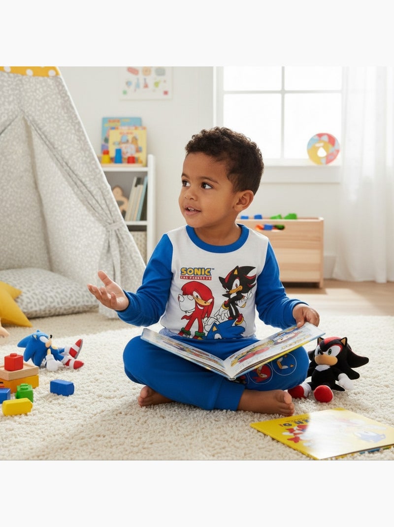 Sonic - pijama para menino Azul - Kiabi