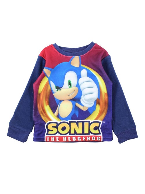 Sonic - Pijama polar menino estampado - Kiabi Sonic - Pijama polar menino estampado - Kiabi