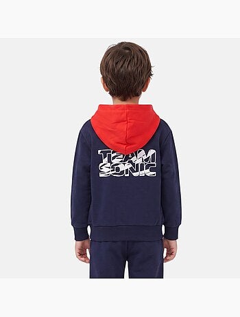 Sonic - sweat com capuz menino