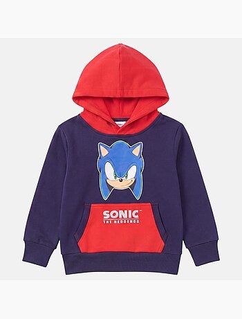 Sonic - sweat com capuz menino