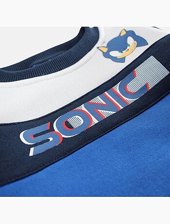 Sonic - Sweat menino com padrão