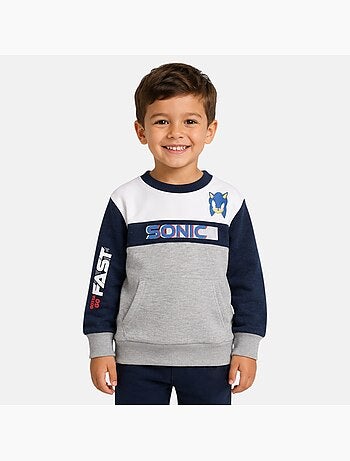 Sonic - Sweat menino com padrão