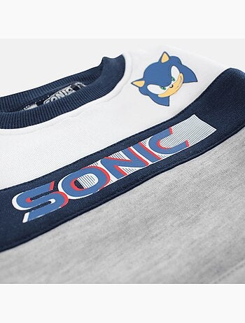 Sonic - Sweat menino com padrão