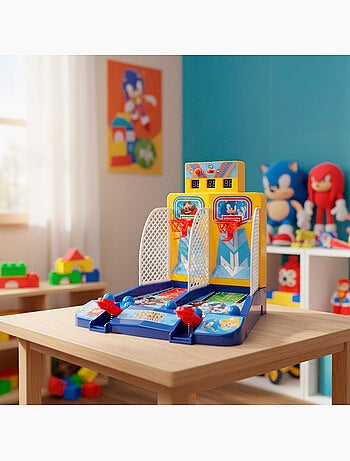 Sonic jogo de basquete de mesa arcade com luz e som