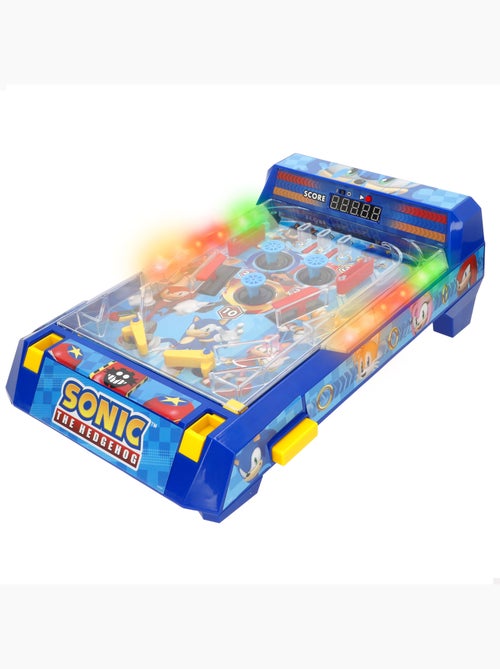Sonic pinball, jogo de arcade de mesa com luzes e sons. - Kiabi