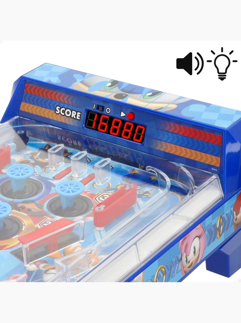 Sonic pinball, jogo de arcade de mesa com luzes e sons. N/D - Kiabi