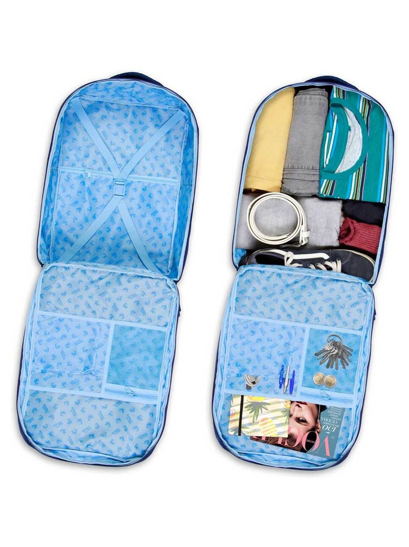 Sonic The Hedgehog Action Mochila de Viagem Mercury Grande 47x23x33cm, Azul Azul - Kiabi