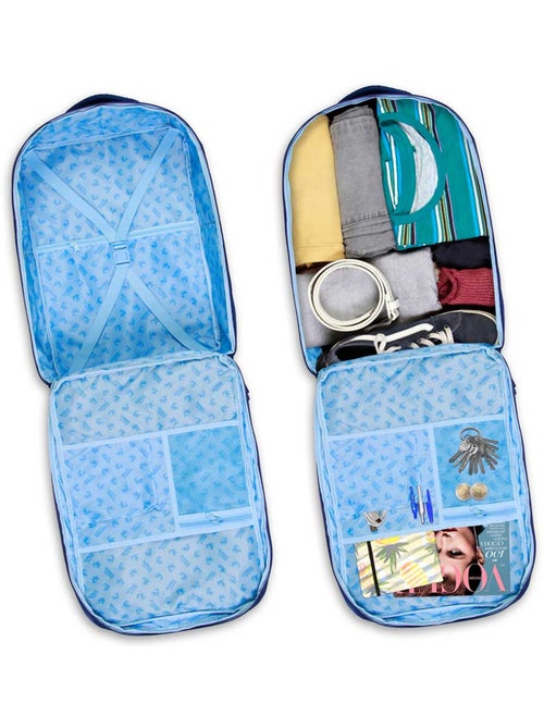 Sonic The Hedgehog Action Mochila Mercury Viagem Cabine Avião 40x20x25cm, Azul - Kiabi Sonic The Hedgehog Action Mochila Mercury Viagem Cabine Avião 40x20x25cm, Azul - Kiabi