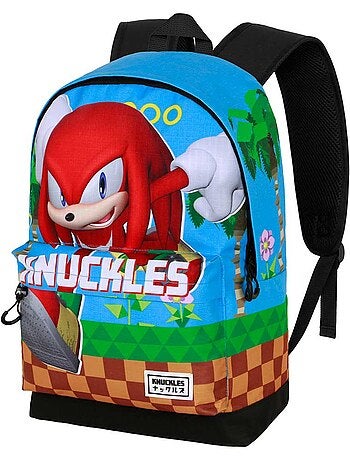 Sonic The Hedgehog Knuckles Run Mochila HS FAN 2.2, Multicolorido