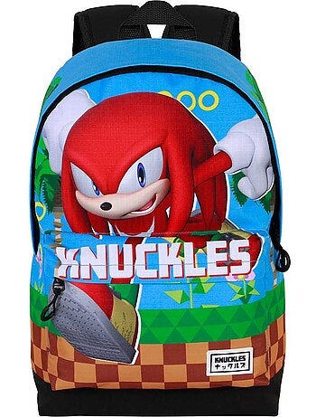 Sonic The Hedgehog Knuckles Run Mochila HS FAN 2.2, Multicolorido