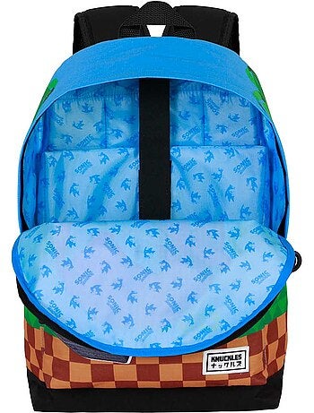 Sonic The Hedgehog Knuckles Run Mochila HS FAN 2.2, Multicolorido