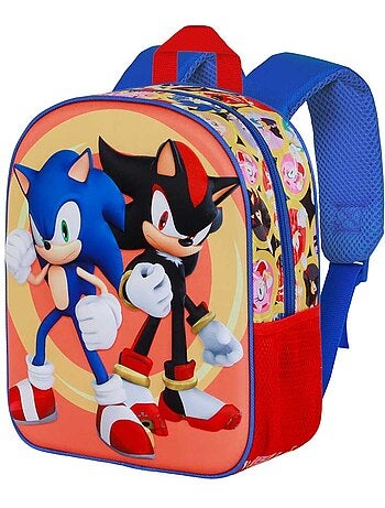 Sonic The Hedgehog Shadow Mochila 3D Elite, Multicolorido
