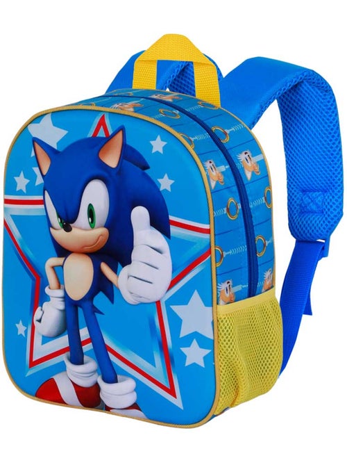 Sonic The Hedgehog Star Mochila 3D Elite, Azul - Kiabi