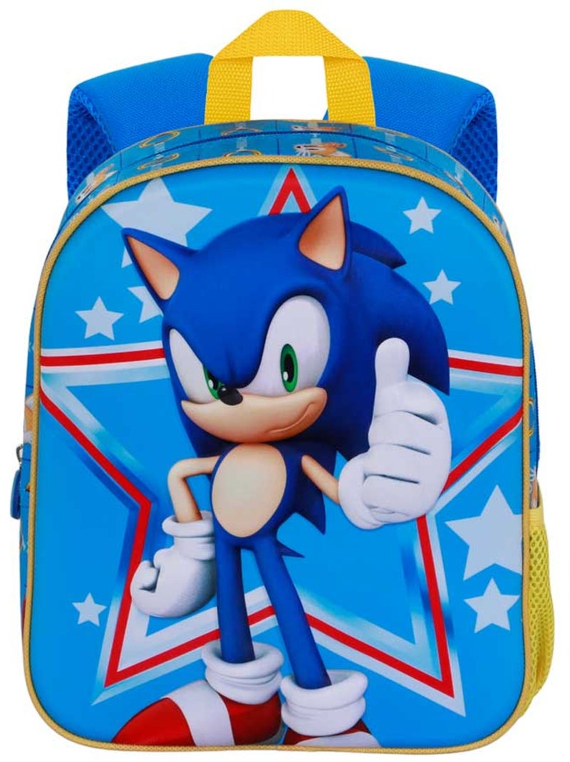 Sonic The Hedgehog Star Mochila 3D Elite, Azul Azul - Kiabi