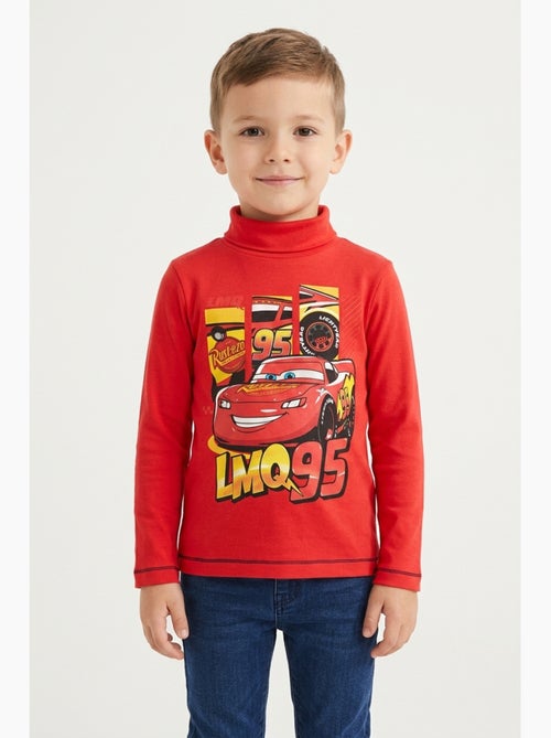 Sous-pull vermelho menino cars - licença oficial - Kiabi