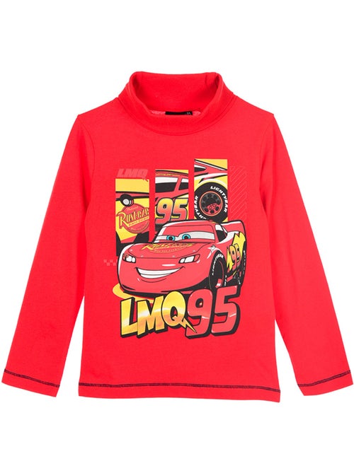 Sous-pull vermelho menino cars - licença oficial - Kiabi