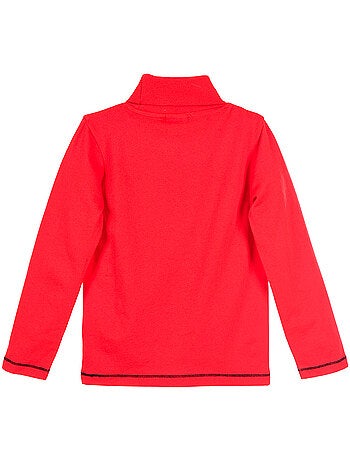 Sous-pull vermelho menino sonic - licença oficial