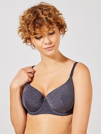 Soutien almofadado com micro copa D&E - Kiabi