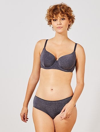 Soutien almofadado com micro copa D&E - Kiabi